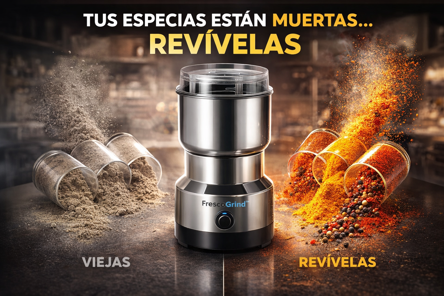 FRESCOGRIND™ Molino Moledor De Café Y Especias Gourmet