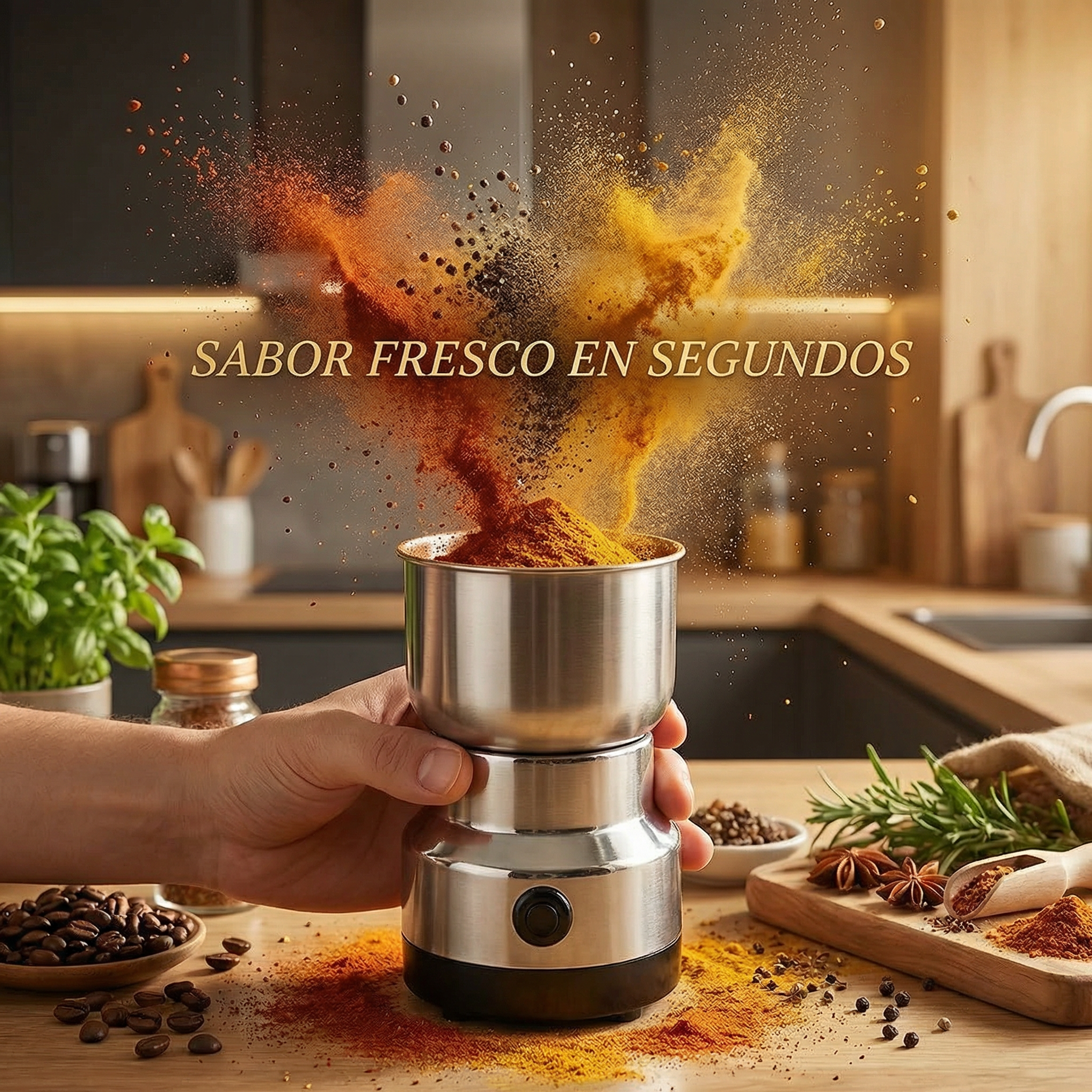 FRESCOGRIND™ Molino Moledor De Café Y Especias Gourmet